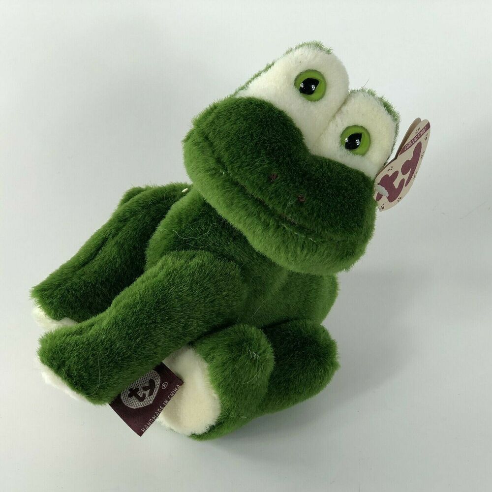 TY Collectible Beanie Frog Prince Anne Nickels 6048 Jointed Legs